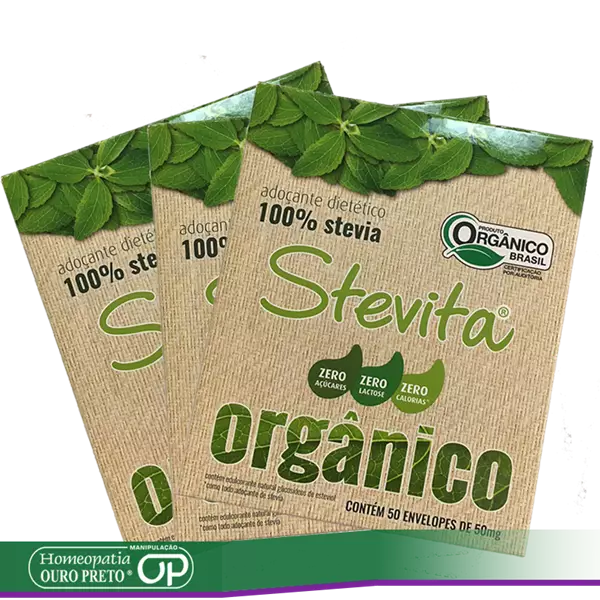 Imagem de STEVITA ADOÇANTE EM PO ORG. C/ 50 ENV - STEVIAFARM
