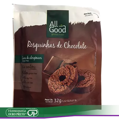 ALL GOOD ROSQUINHA CHOCOLATE 32G