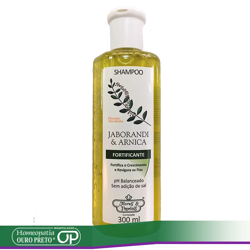 FLORES E VEGETAIS SHAMPOO JABORANDI/ARNICA 300ML