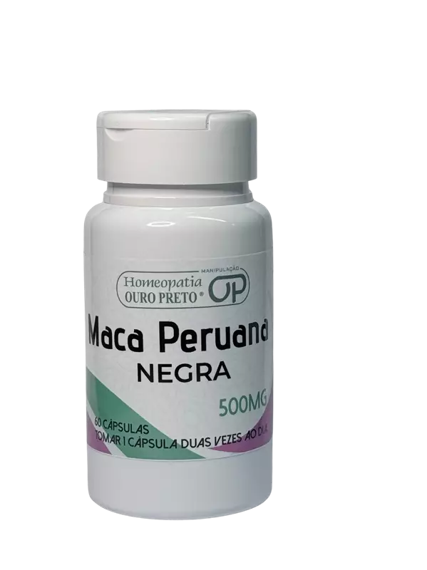 MACA PERUANA NEGRA 500MG - 60 CAPS OP