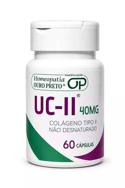 UC-II® 40 mg � 60 CÁPSULAS - Colágeno Tipo II Não Desnaturado