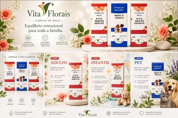 Imagem de VITA FLORAIS INFANTIL / ADULTO / PET