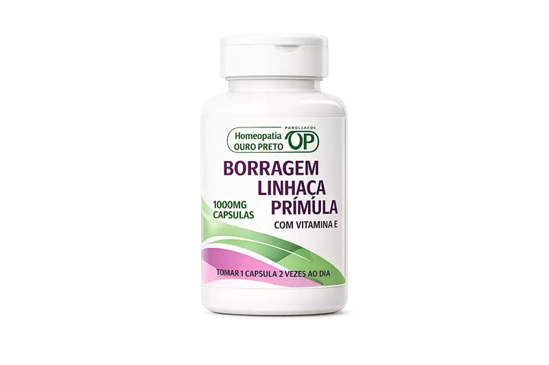 OLEO BORRAGEM / LINHAÇA / PRIMULA / VITAMINA E  60 CAPS